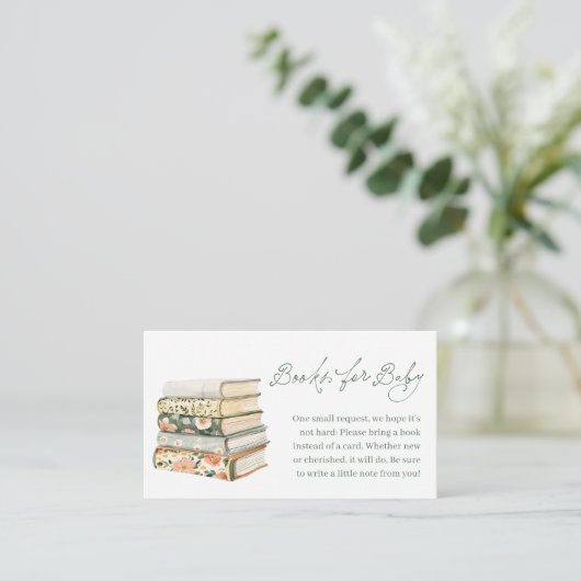 Storybook Theme Book Request Enclosure Kaart (Staand voorkant)