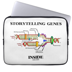 Storytell-genen binnen (DNA-replicatie) Laptop Sleeve