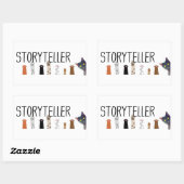 Storytelling Paws op het werk - sticker van de sch (Vel)