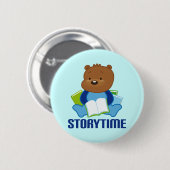 STORYTIEM TEDDYBEAR RONDE BUTTON 5,7 CM (Voorkant /achterkant)