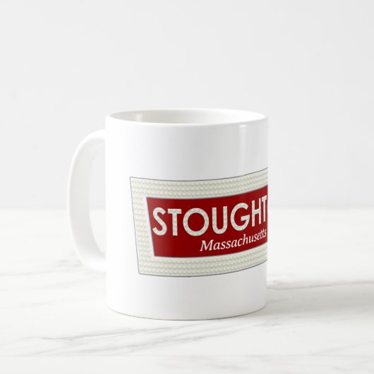 Stoughton Massachusetts Souvenirs Mug (Devant gauche)