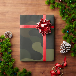 Stout Camouflagepatroon Outdoor-enthousiast Jager Cadeaupapier