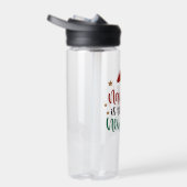 Stout is Het Nieuwe Leuk Funny Kerstman Waterfles (Rechts)