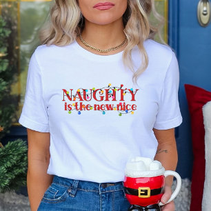 Stout is het Nieuwe Nice Kerstmis T-shirt