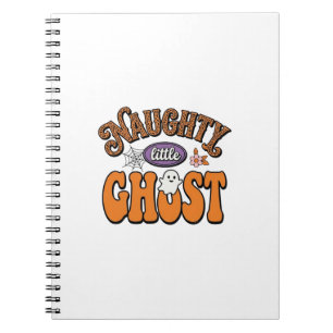 Stout Klein Spookje Vintage Halloween T-shirt Ontw Notitieboek