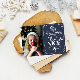 Stout Maar Aardig Kerst Foto Vriendelijk Feestdagenkaart