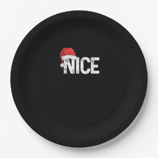 Stout of Braaf Bijpassend Kerst Grappig Ontwerp Papieren Bordje