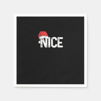 Stout of Braaf Bijpassend Kerst Grappig Ontwerp Servet