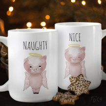 Stout of Braaf Schattig Kerstmis Engel Varken Cart