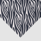 Stout zebra huid patroon zwart & wit ID1151 Tissuepapier (Detail)