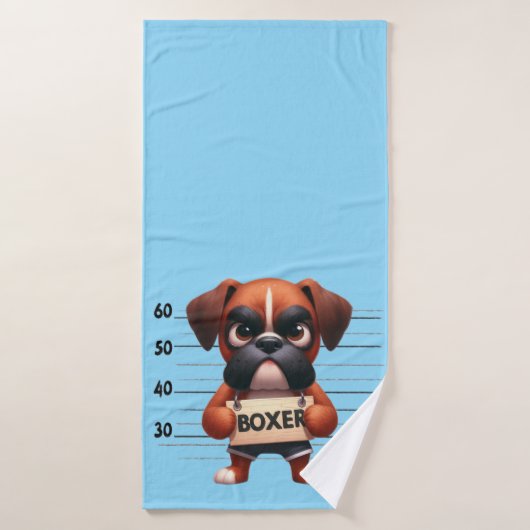 Stoute Boxer Badhanddoek (Badhanddoek)