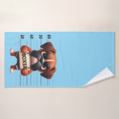 Stoute Boxer Badhanddoek (Badhanddoek)