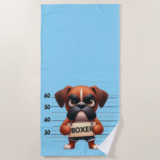 Stoute Boxer Strandlaken