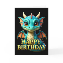 STOUTE DISTINCTE CLOSE-UP BABY DRAGON VERJAARDAGSC