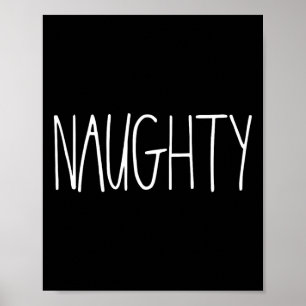 Stoute en leuke koppels voor kerst JK Naught Poster