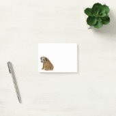 Stoute Engelse Bulldog Puppy Post-it® Notes (Kantoor)