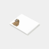 Stoute Engelse Bulldog Puppy Post-it® Notes (Schuin)