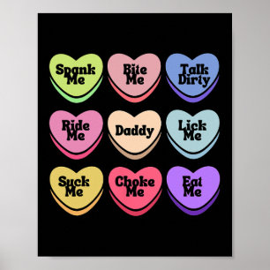 Stoute Hart Snoepgoed Daddy Spank Me Volwassenen H Poster