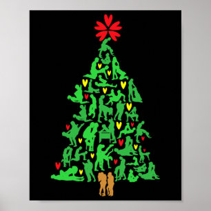 Stoute Kerst Ornamente Kamasutra Volwassenen Humor Poster