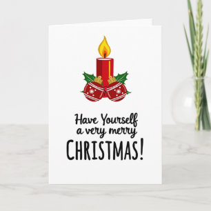 Stoute Kerstkaart Grappige Volwassenen Humor Kaart