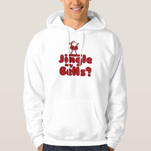 stoute kerstparodie hoodie (Voorkant)