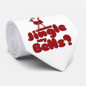 stoute kerstparodie stropdas (Opgerold)