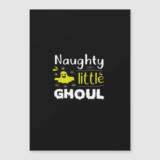 Stoute Kleine Ghoul Grappig Halloween-ontwerp (Voorkant)