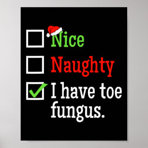 Stoute leuke lijst lelijke kerst grappige teen sch poster