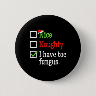 Stoute leuke lijst lelijke kerst grappige teen sch ronde button 5,7 cm