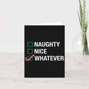 Stoute Leuke Wat dan ook, Cool Kerst Grappige quot Kaart