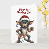 Stoute Lijst Gremlin Kaart (Gele Bloem)