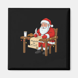 Stoute lijst helpt zeggen 67 Kerstmis Meme Magneet