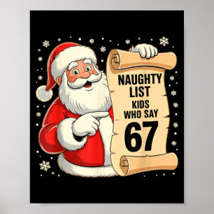Stoute Lijst Kinderen Die 67 Grappige Meme 6 7 Ker Poster