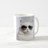 Stoute Lijst Schattigee Kattenfoto Kerst Koffiemok (Voorkant rechts)