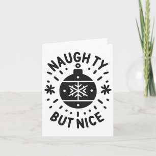Stoute maar leuke leuke kerst Humor 1 Kaart