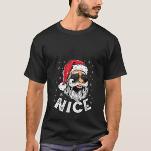 Stoute of Braaf Bijpassende Kerst Koppel Kostuum T-shirt