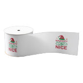 Stoute of leuke kerstkikkers met Santa Design Grosgrain Lint (Spoel)