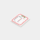 Stoute of leuke kerstman post-it® notes (Schuin)