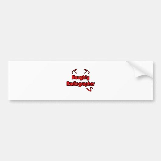 stoute röntgenboer bumpersticker (Voorkant)