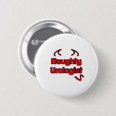 stoute uroloog ronde button 5,7 cm (Voorkant /achterkant)