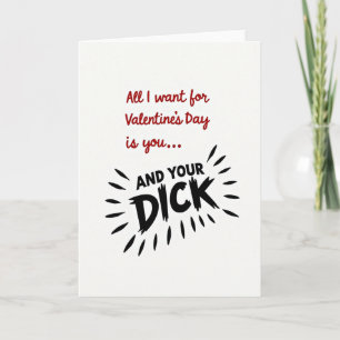 Stoute Valentijnskaart voor Boyfriend Kaart