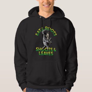 Stoute Volwassene Australië Koala Dubbelzinnig Gra Hoodie