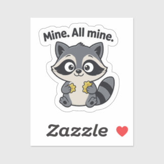 Stoute Wasbeermeme Cartoonsticker Sticker