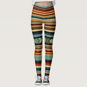 Stoutmoedige tribale symmetrie leggings