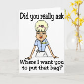 Stouw de Zak Kaart (Gele Bloem)