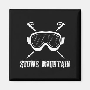 Stowe berg Vermont skiër skien ski landelijk Magneet