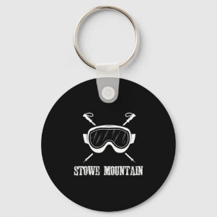 Stowe berg Vermont skiër skiën ski rustiek Sleutelhanger