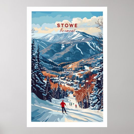 Stowe Mountain Range Poster 1 (Voorkant)