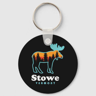 Stowe Vermont Skigebieden Stowe Vt Eland Sleutelhanger
