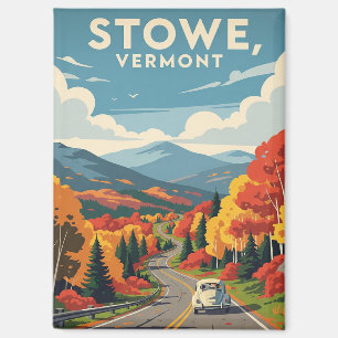 Stowe Vermont Travel Magneet